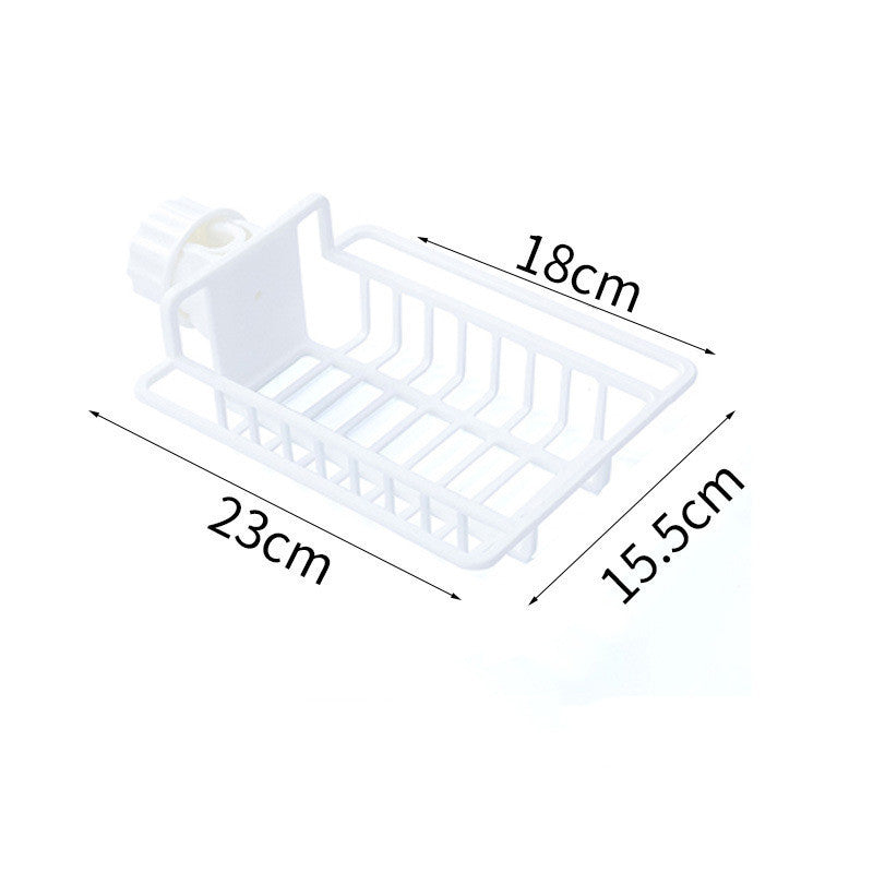 Kitchen Faucet Finishing Sponge Dishcloth Drain Rack