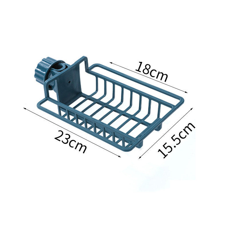 Kitchen Faucet Finishing Sponge Dishcloth Drain Rack