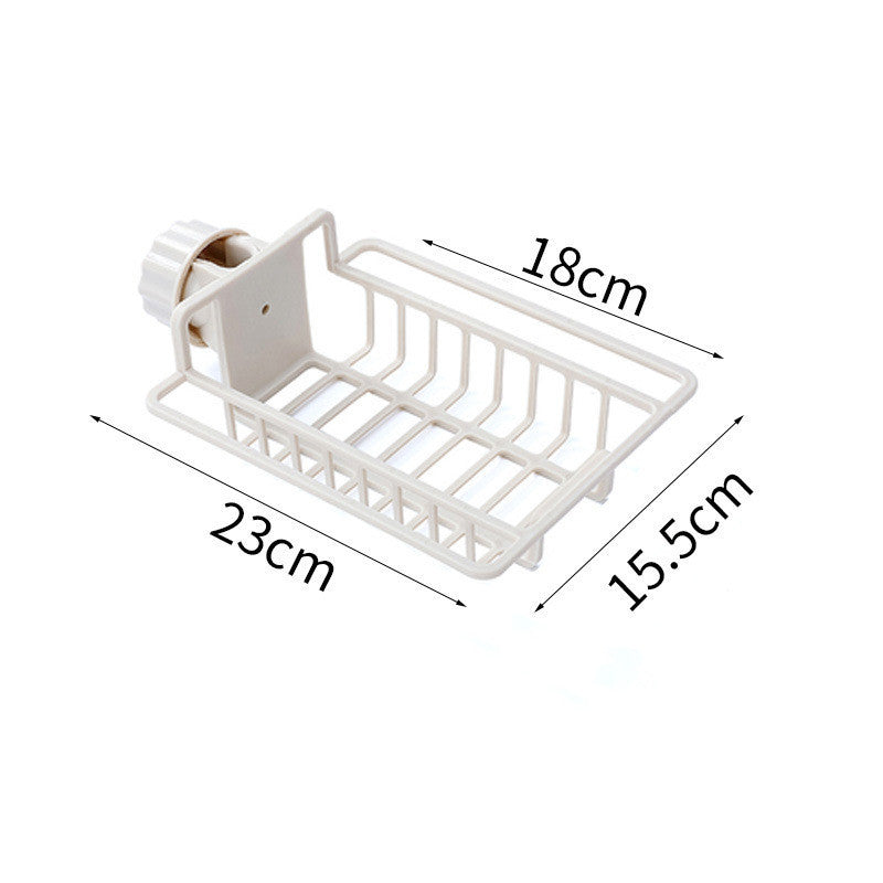 Kitchen Faucet Finishing Sponge Dishcloth Drain Rack